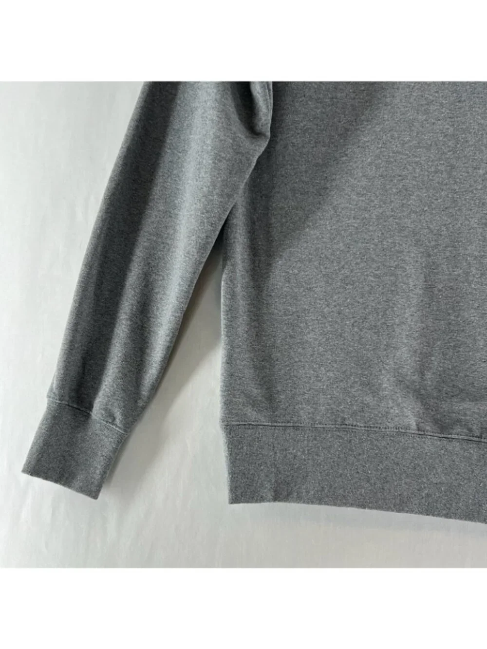 The North Face Heritage Patch Sweatshirt Mens XS Fleece Crew Neck Pullover Gray